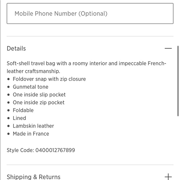 Longchamp leather cross-body duffel - Picture 12 of 12